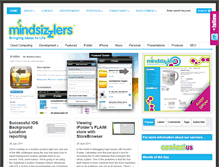 Tablet Screenshot of mindsizzlers.com